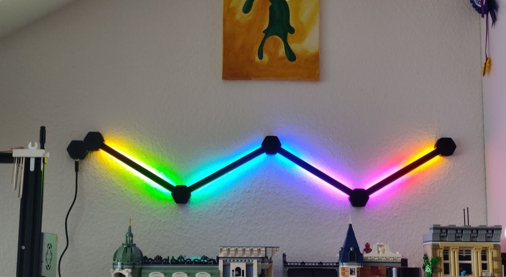 Световые LED-линии с 3D-узлами