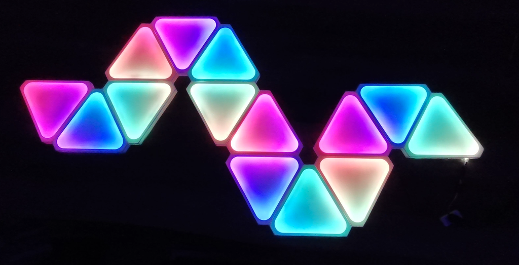 Модульные треугольные LED-панели